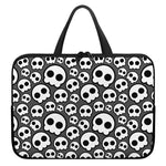 Emo Skull Pattern Print Laptop Sleeve With Handle