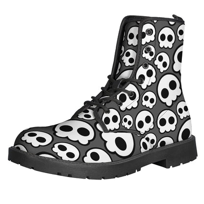 Emo Skull Pattern Print Backpack