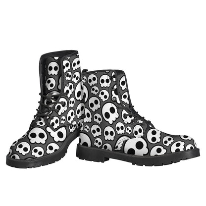 Emo Skull Pattern Print Backpack