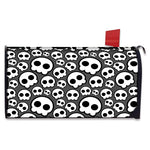 Emo Skull Pattern Print Mailbox Cover