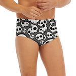 Emo Skull Pattern Print Men's Briefs
