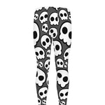 Emo Skull Pattern Print Men's leggings