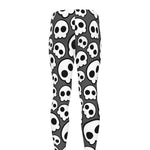 Emo Skull Pattern Print Men's leggings