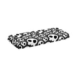 Emo Skull Pattern Print Piano Keyboard Cover