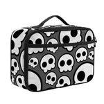 Emo Skull Pattern Print Portable Lunch Bag