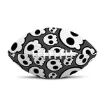 Emo Skull Pattern Print Rugby Ball