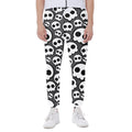 Emo Skull Pattern Print Joggers
