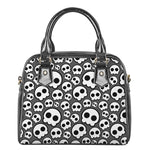 Emo Skull Pattern Print Shoulder Handbag