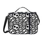 Emo Skull Pattern Print Shoulder Strap Bible Bag