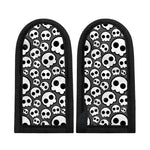 Emo Skull Pattern Print Skillet Handle Cover