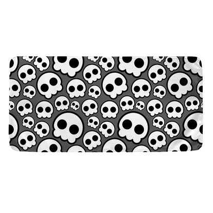 Emo Skull Pattern Print Towel