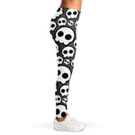 Emo Skull Pattern Print Women's Leggings