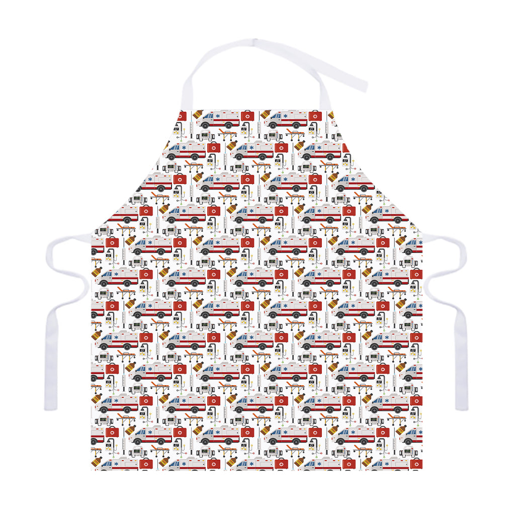 EMS Paramedic Pattern Print Adjustable Apron