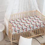 EMS Paramedic Pattern Print Baby Crib Sheet