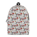 EMS Paramedic Pattern Print School Backpack