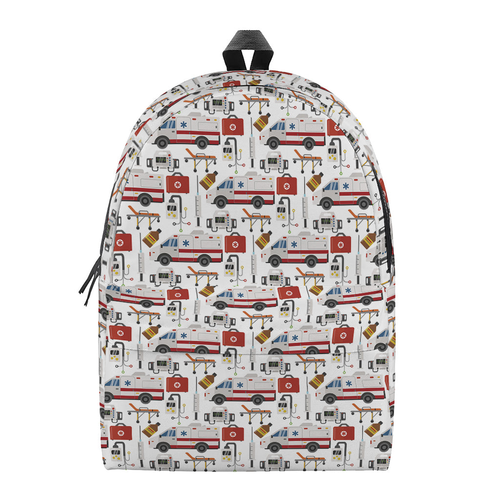 EMS Paramedic Pattern Print Backpack