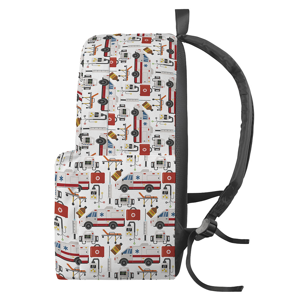 EMS Paramedic Pattern Print Backpack