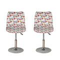 EMS Paramedic Pattern Print Bar Stool Covers