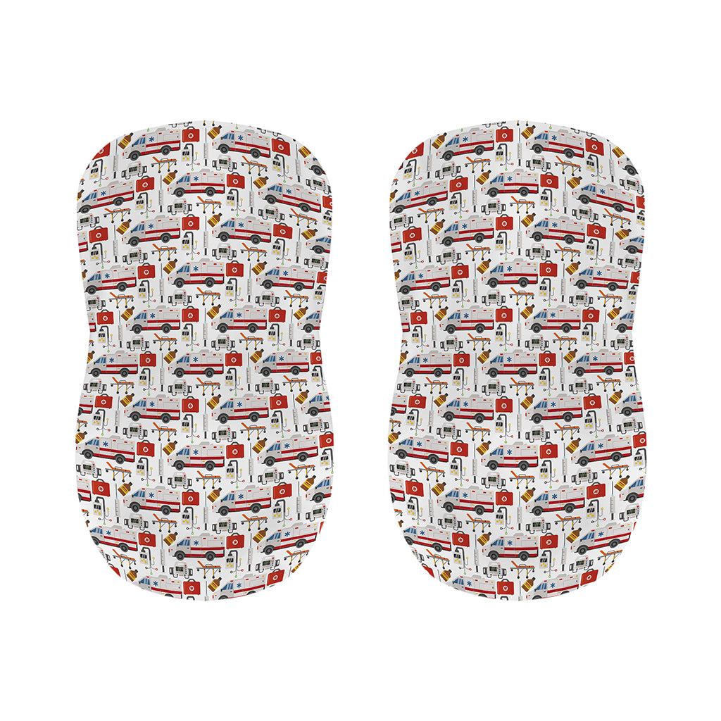 EMS Paramedic Pattern Print Bar Stool Covers