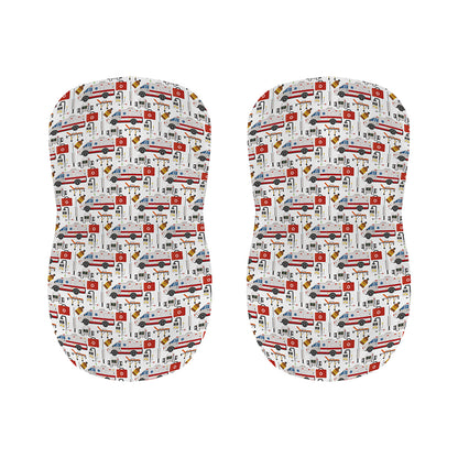EMS Paramedic Pattern Print Bar Stool Covers