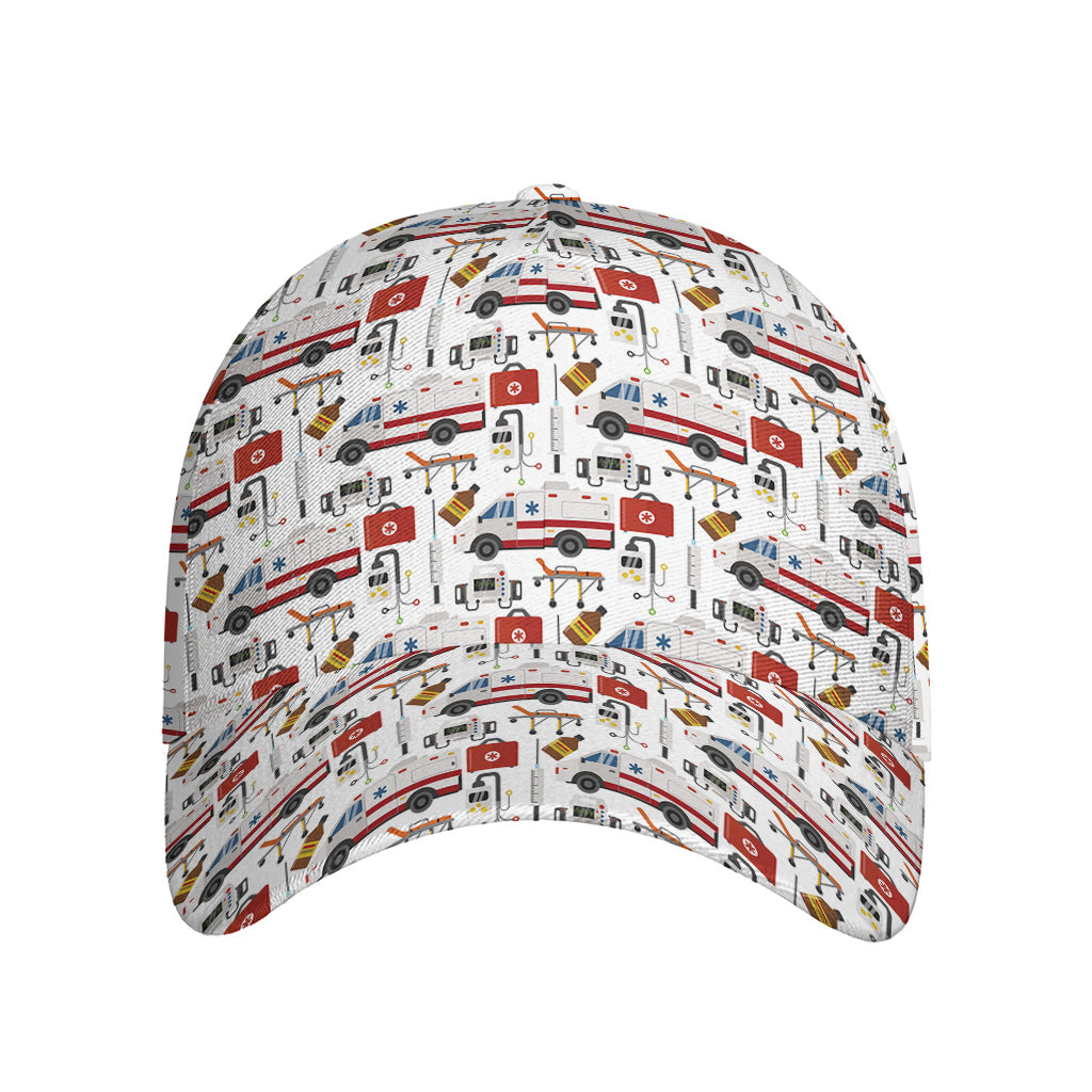 EMS Paramedic Pattern Print Baseball Cap
