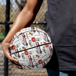 EMS Paramedic Pattern Print Basketball