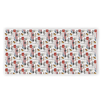 EMS Paramedic Pattern Print Beach Towel