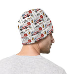 EMS Paramedic Pattern Print Beanie
