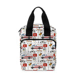 EMS Paramedic Pattern Print Bible Tote Bag