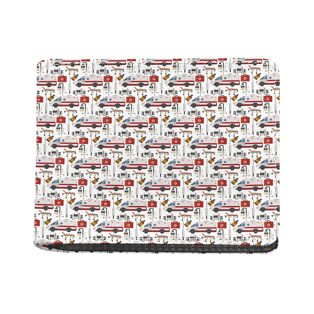 EMS Paramedic Pattern Print Bifold Wallet