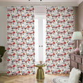 EMS Paramedic Pattern Print Dimout Pencil Pleat Curtains