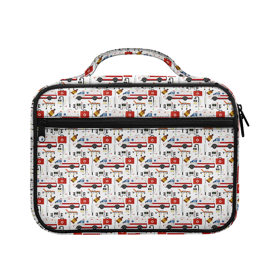 EMS Paramedic Pattern Print Briefcase Bible Bag