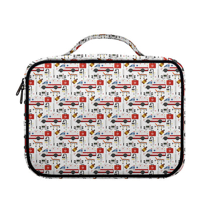 EMS Paramedic Pattern Print Briefcase Bible Bag