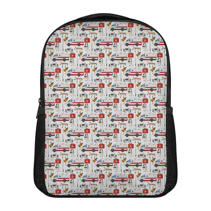 EMS Paramedic Pattern Print Casual Backpack