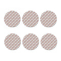 EMS Paramedic Pattern Print Coaster Set