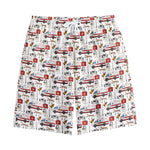 EMS Paramedic Pattern Print Cotton Shorts
