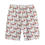 EMS Paramedic Pattern Print Cotton Shorts