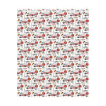 EMS Paramedic Pattern Print Curtain
