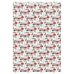 EMS Paramedic Pattern Print Curtain