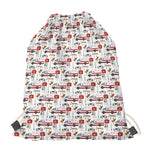 EMS Paramedic Pattern Print Drawstring Bag