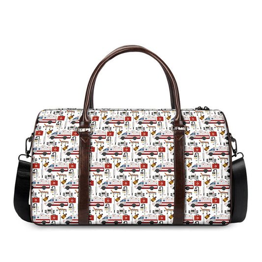 EMS Paramedic Pattern Print Duffle Bag