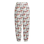 EMS Paramedic Pattern Print Fleece Lined Knit Pants
