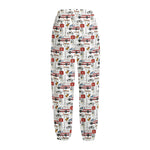 EMS Paramedic Pattern Print Fleece Lined Knit Pants