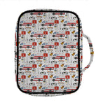 EMS Paramedic Pattern Print Front Pocket Bible Bag