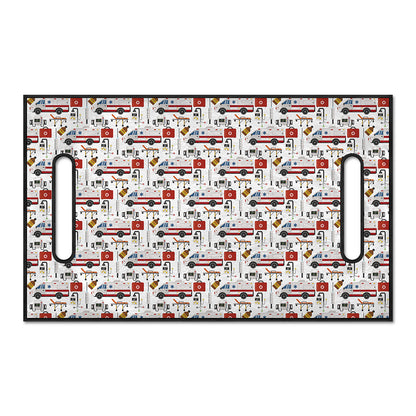 EMS Paramedic Pattern Print Golf Cart Seat Cover