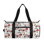 EMS Paramedic Pattern Print Gym Bag