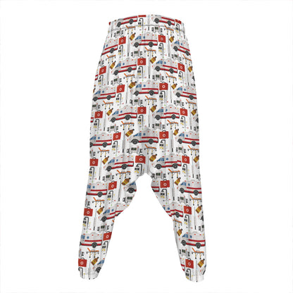 EMS Paramedic Pattern Print Hammer Pants