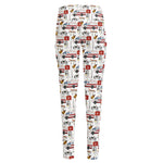 EMS Paramedic Pattern Print High-Waisted Pocket Leggings