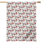 EMS Paramedic Pattern Print House Flag