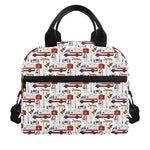 EMS Paramedic Pattern Print Insulated Lunch Bag